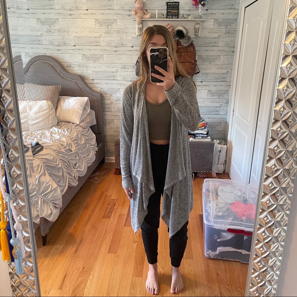 Soft and Cozy Light Grey Cardigan